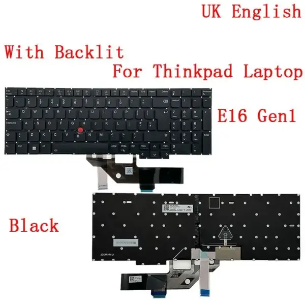 Backlit Keyboard for Lenovo ThinkPad E16 Gen1 - Image 7
