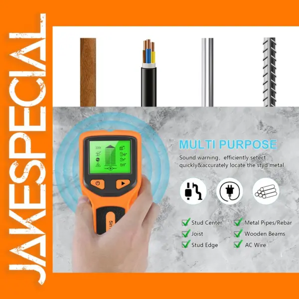 5-in-1 Wall Scanner with LCD Display