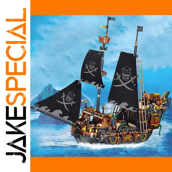 Pirate Ship Micro Building Blocks Set