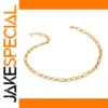 18K Gold Plated Stainless Steel Chain Necklace