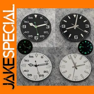 29mm Green Luminous Watch Dial Set