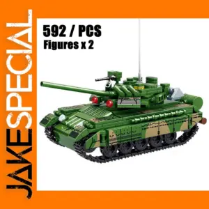 T80u Battle Tank Building Block Set 592pcs