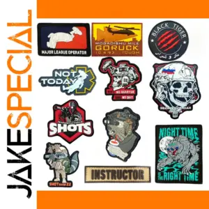 Night Time Wolf Tactical PVC Patch Kit