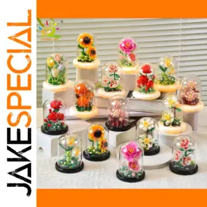 DIY Micro Flower Building Blocks Set