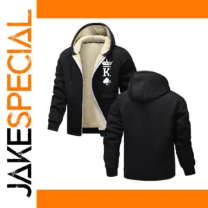 Men's Print Hooded Jacket for Outdoors