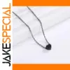 Heart Pendant Necklace for Women in Steel