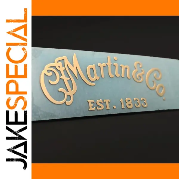 Custom Gold Metal Decal Sticker for Guitars