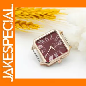 Rose Gold Square Watch Head 30mm 16mm Band