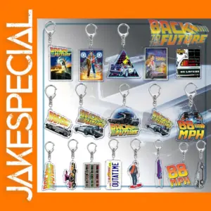 Back To The Future Vintage Keychain Pendant