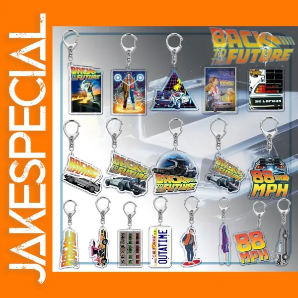 Back To The Future Vintage Keychain Pendant