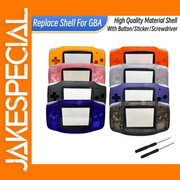 GBA Console Replacement Shell Cover Kit