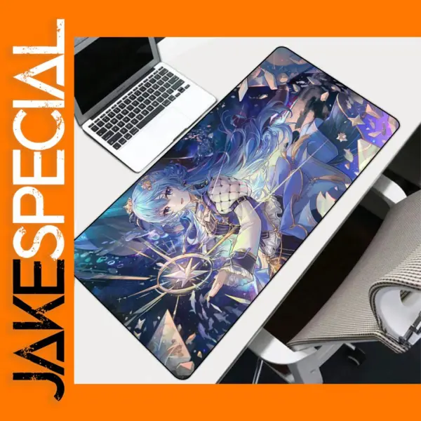 Large Non-slip Anime Mouse Pad for Gaming and Work