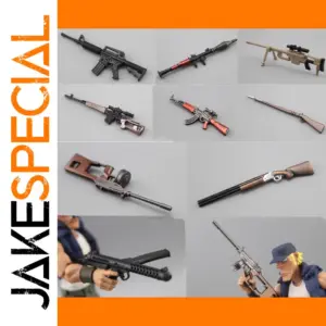 1:12 Scale Diecast Metal Gun Model Set