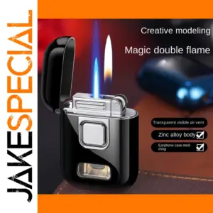 Mini Windproof Gas Lighter for Cigars and Smokes
