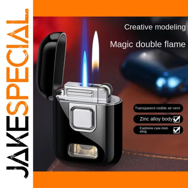 Mini Windproof Gas Lighter for Cigars and Smokes