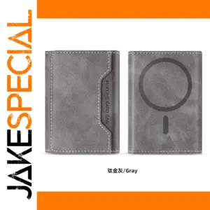 Magnetic Leather Wallet for iPhone 12-16 Series