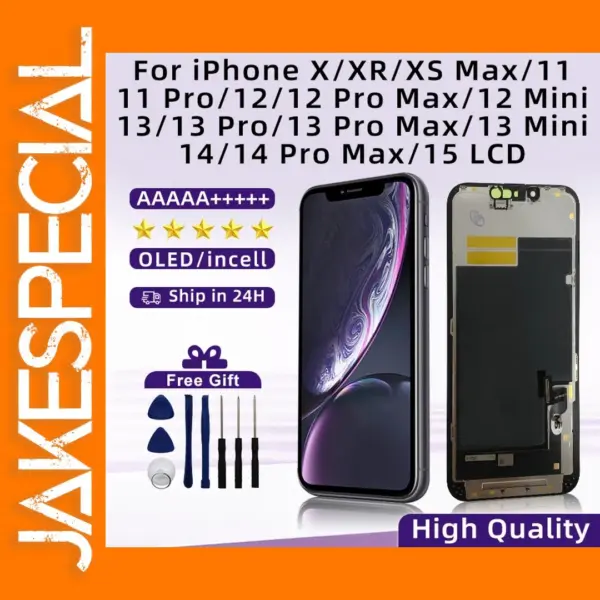 OLED Display Screen for iPhone X to 15