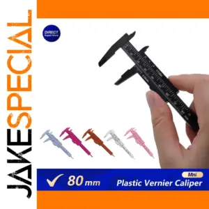 Plastic Vernier Caliper 0-80mm Measuring Tool