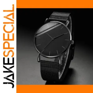 Men's Ultra Thin Stainless Steel Quartz Watch