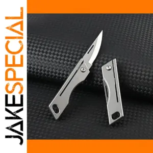 Titanium Alloy Folding Knife with D2 Steel Blade