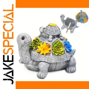 Cute Turtle Resin Smokeless Ashtray with Lid