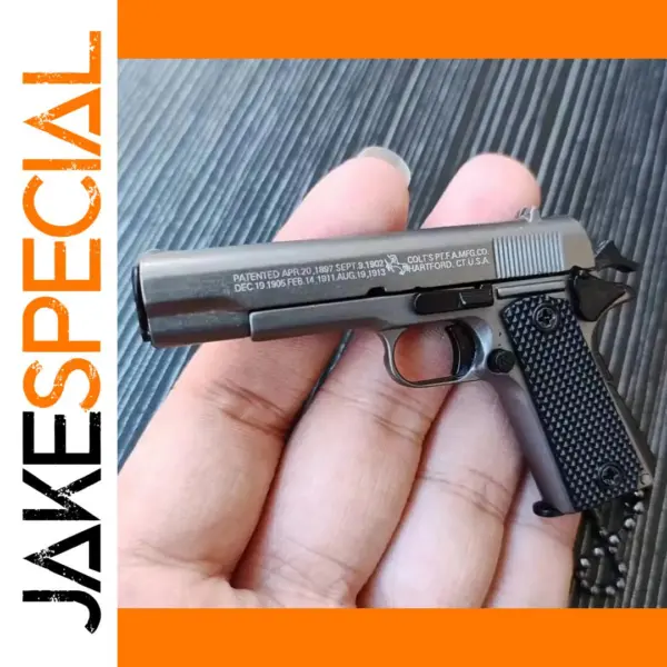 Miniature Colt M1911 Pistol Keychain Model