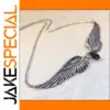 Angel Wings Black Beads Choker Necklace