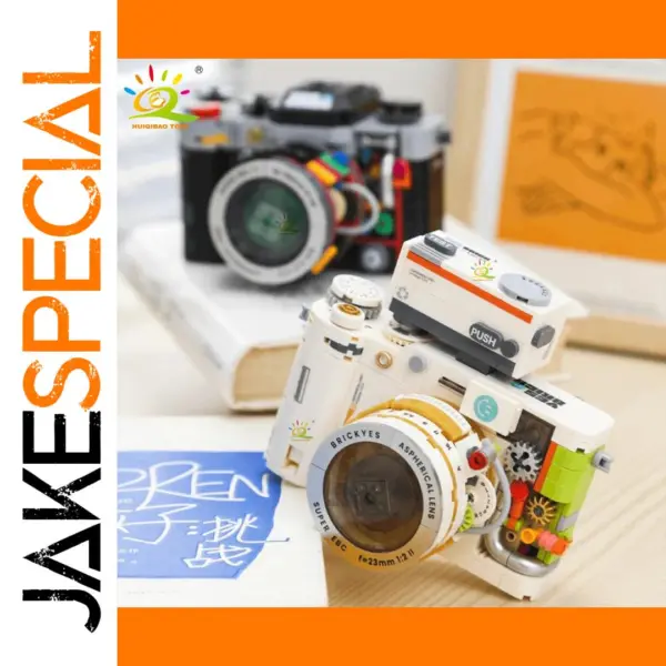 Retro Camera Mini Building Blocks Set