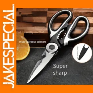 Multi-Functional Kitchen Scissors with Non-Slip Handle