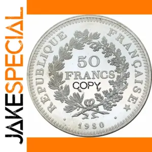 1980 France 50 Francs Replica Coin
