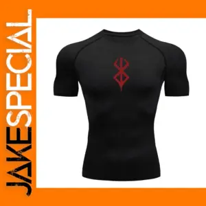 Anime Men's Compression Tee Quick Dry Shirt