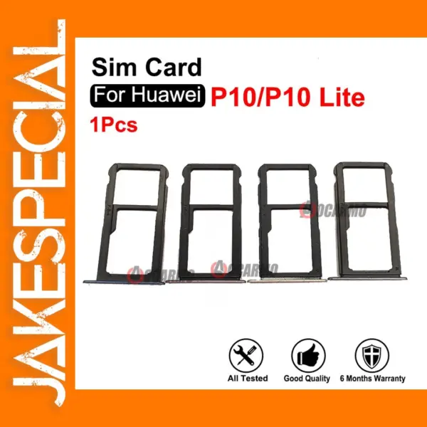 Huawei P10 Lite SIM Card Tray Slot Holder Black or Colorful