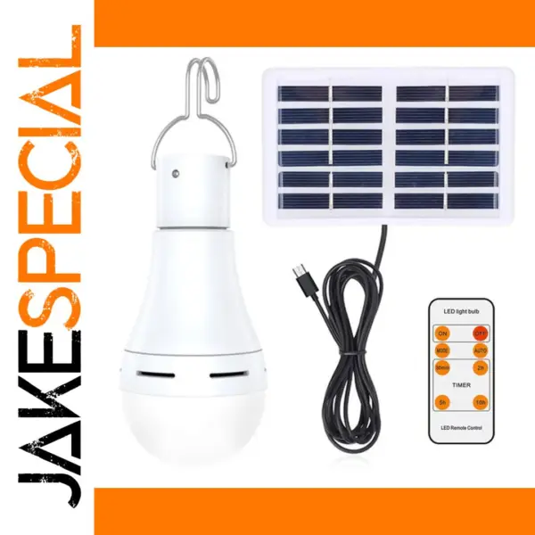 Solar USB Powered LED Camping Light