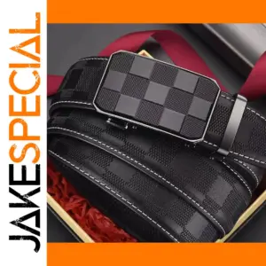 Men's Adjustable Leather Ratchet Belt