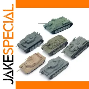 1/100 Scale WWII Tanks Building Blocks Set