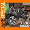 1:9 Kawasaki H2r Ninja Diecast Motorcycle Model