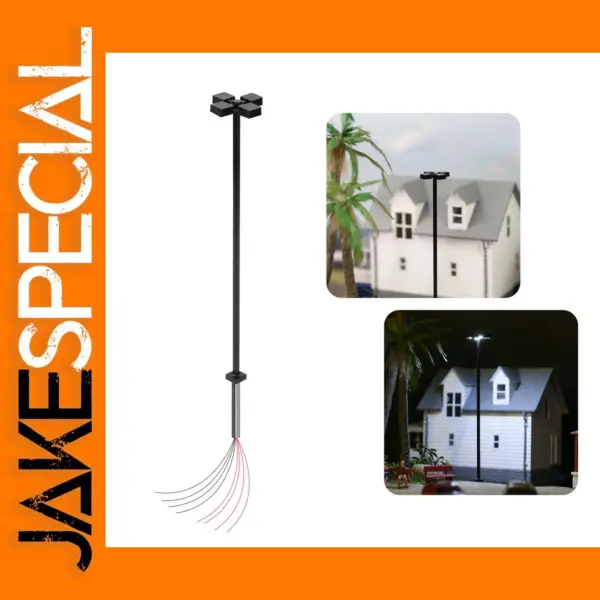 10pcs Metal LED Street Lights for N TT HO OO