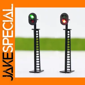 5pcs HO Scale 1:87 Model Train Signal Set