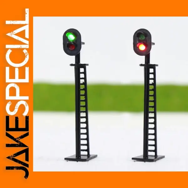 5pcs HO Scale 1:87 Model Train Signal Set