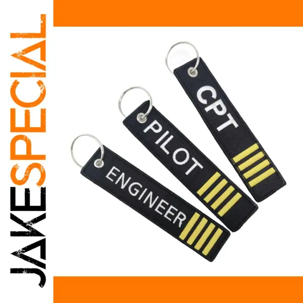 3PC Aviation Keychains for Pilots and Engineers