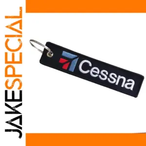 Cessna Letters Double Sided Keychain Set