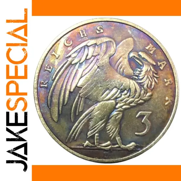 Antique Replica German 3 Reichs Mark Coin