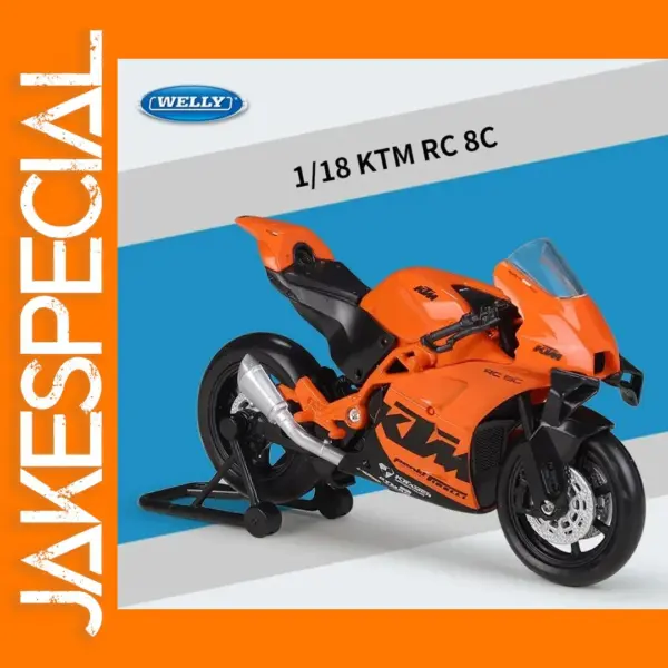 KTM RC 8C 1:18 Diecast Motorcycle Model