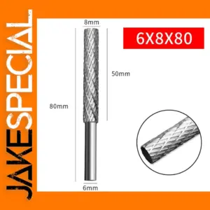 High Speed Steel Rotary Burr Tool 6mm Shank
