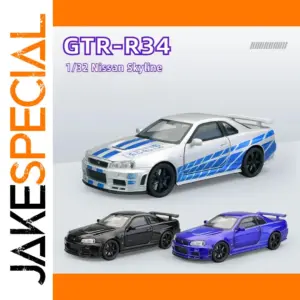 1:32 Nissan Skyline GTR-R34 Diecast Model Car