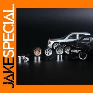 CM Model 1/64 Alloy Wheel & Tire Set for Model Cars