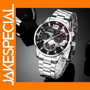 Luxury Stainless Steel Quartz Men's Watch