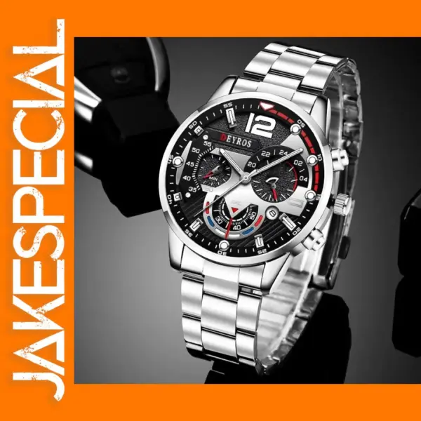 Luxury Stainless Steel Quartz Men's Watch