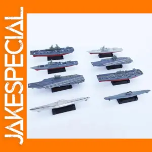 4D Assembled Warship Model Set of 20