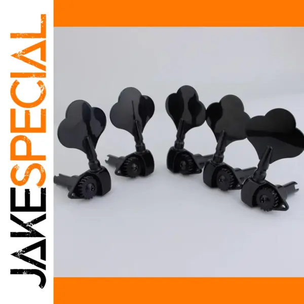 Bass Guitar Tuning Keys Black 1:20 Gear Ratio
